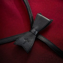 Skórzany stanik uprząż leather bra harness SESSUALE 38S01U