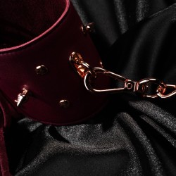 Zestaw BDSM Sessuale skórzana packa pejcz smycz obroża ZUP-161-BRG