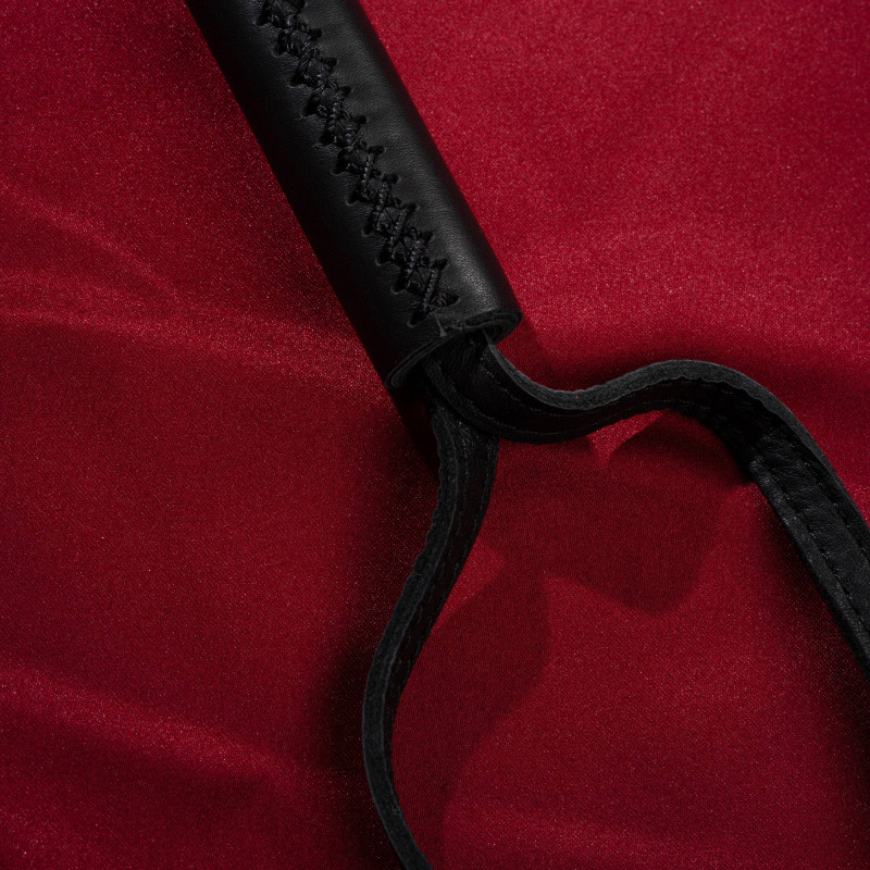 Skórzany pejcz bicz czarny BDSM Sessuale SES-03-BL